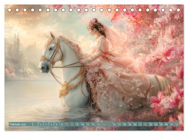 Produktbild: Barock und Rokoko - Malerische Werke (Tischkalender 2026 DIN A5 quer), CALVENDO Monatskalender