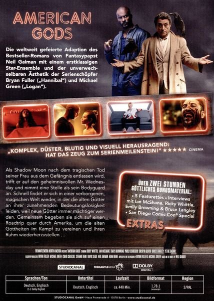 Produktbild: American Gods - 1. Staffel [4 DVDs]