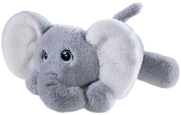 Heunec 292772 - KNAUTSCHI Elefant, grau, GRS-Plüsch, 30 cm