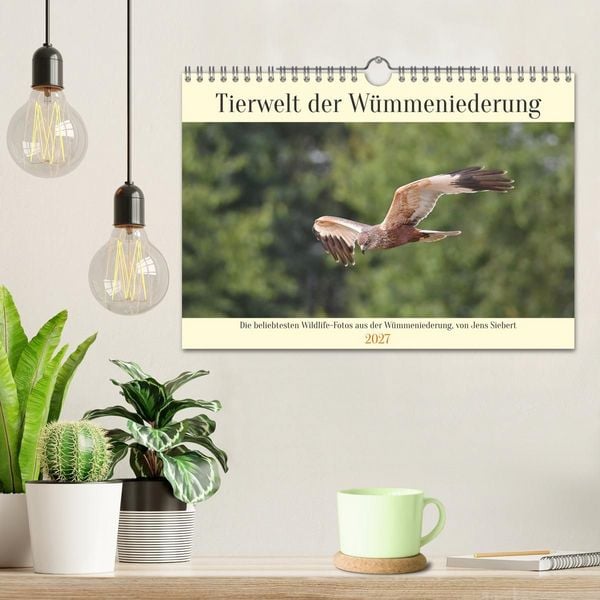 Produktbild: Tierwelt der W&uuml;mmeniederung (Wandkalender 2027 DIN A4 quer), CALVENDO Monatskalender