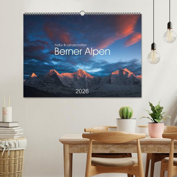 Produktbild: BERNER ALPEN - Natur und Landschaften (Wandkalender 2026 DIN A2 quer), CALVENDO Monatskalender