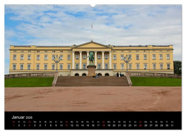 Produktbild: Oslo (Wandkalender 2026 DIN A2 quer), CALVENDO Monatskalender