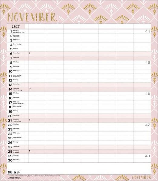 Produktbild: Multiplaner - Time for glamour 2027
