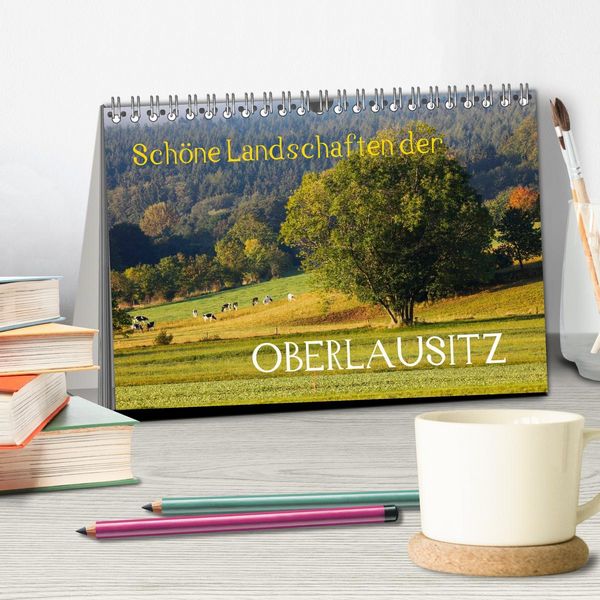 Produktbild: Sch&ouml;ne Landschaften der Oberlausitz (Tischkalender 2026 DIN A5 quer), CALVENDO Monatskalender