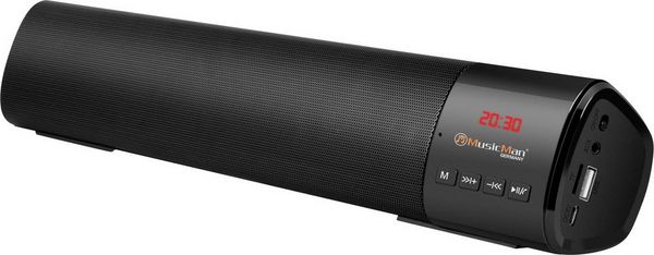 Produktbild: Music Man BT-X54 Soundbar, Mobiler Lautsprecher Schwarz Bluetooth&reg;, USB