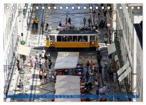 Produktbild: BlickPunkt Lissabon (Tischkalender 2026 DIN A5 quer), CALVENDO Monatskalender