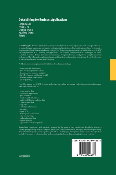 Produktbild: Data Mining for Business Applications