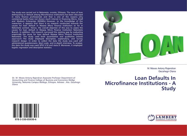 Produktbild: Loan Defaults In Microfinance Institutions - A Study