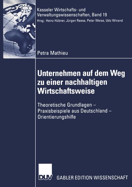 Produktbild: Unternehmen auf dem Weg zu einer nachhaltigen Wirtschaftsweise