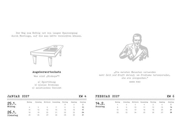 Produktbild: Der B&uuml;rokalender 2027. My home is my office