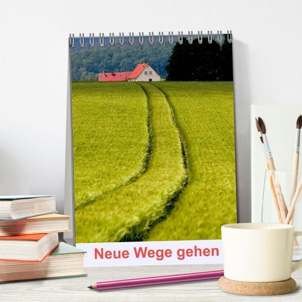 Produktbild: Neue Wege gehen (Tischkalender 2026 DIN A5 hoch), CALVENDO Monatskalender