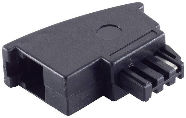 Produktbild: Shiverpeaks Telefon (analog) Adapter [1x TAE-F-Stecker - 1x RJ11-Buchse 6p4c] Schwarz