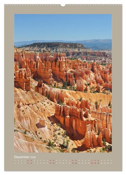Produktbild: Erlebe mit mir den Bryce Canyon Nationalpark (hochwertiger Premium Wandkalender 2026 DIN A2 hoch), Kunstdruck in Hochglanz