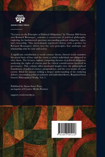 Produktbild: Lectures on the Principles of Political Obligation