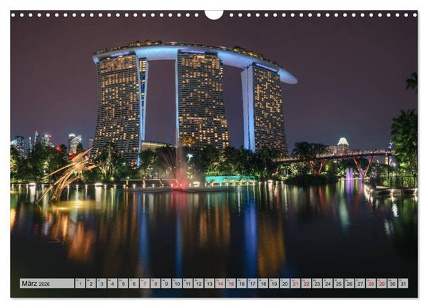 Produktbild: Singapur entdecken (Wandkalender 2026 DIN A3 quer), CALVENDO Monatskalender