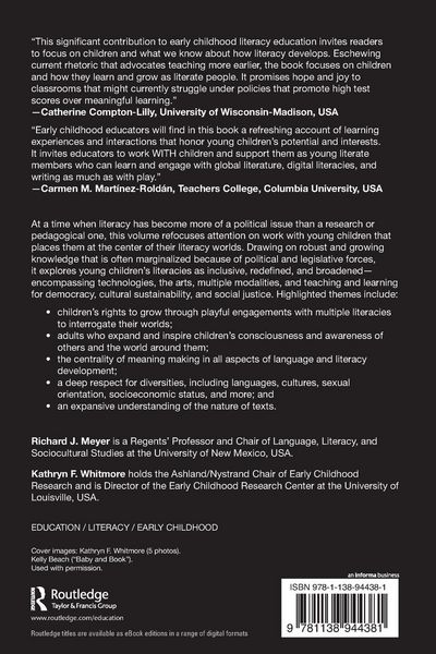 Produktbild: Reclaiming Early Childhood Literacies