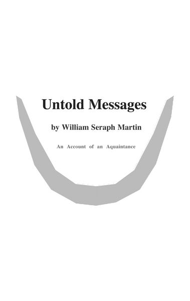Produktbild: Untold Messages
