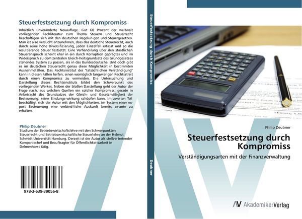 Produktbild: Steuerfestsetzung durch Kompromiss