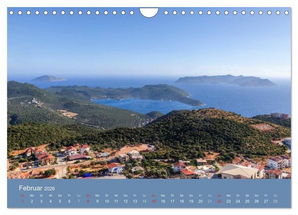 Produktbild: Lykien - T&uuml;rkei, eine Reise zu den Sch&auml;tzen der Vergangenheit (Wandkalender 2026 DIN A4 quer), CALVENDO Monatskalender