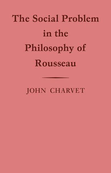 Produktbild: The Social Problem in the Philosophy of Rousseau