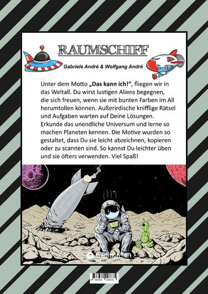 Produktbild: CRAFTBOOK - 100 SCIENCE FICTION MOTIVE - ALIEN - RAUMFAHRT - UFO - ASTRONAUTEN - KNIFFLIGE R&Auml;TSEL - AUSSERIRDISCHE AUFGABEN - UNIVERSUM