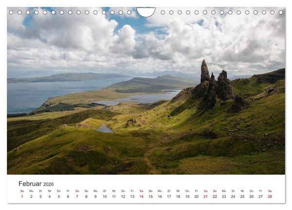 Produktbild: Schottland - Wundersch&ouml;ne Landschaften und einzigartige Natur. (Wandkalender 2026 DIN A4 quer), CALVENDO Monatskalender