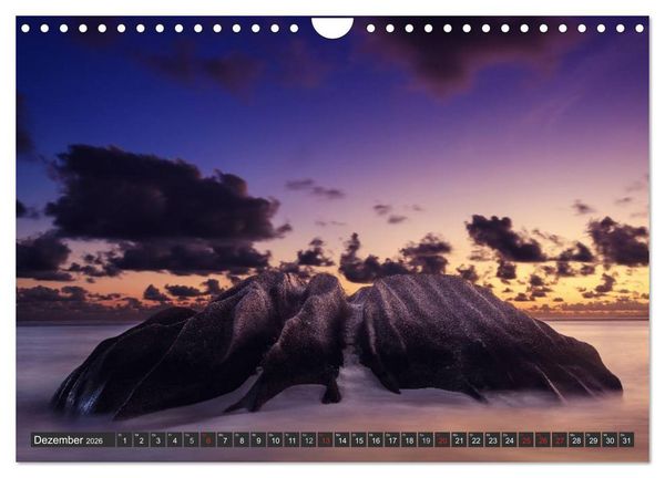 Produktbild: Seychellen &ndash; Traumstr&auml;nde im Paradies (Wandkalender 2026 DIN A4 quer), CALVENDO Monatskalender