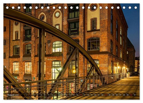 Produktbild: Die Speicherstadt (Tischkalender 2026 DIN A5 quer), CALVENDO Monatskalender