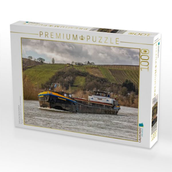 Produktbild: CALVENDO Puzzle Schiff auf dem Main bei Dettelbach | 1000 Teile Lege-Gr&ouml;&szlig;e 64x48cm Foto-Puzzle f&uuml;r gl&uuml;ckliche Stunden