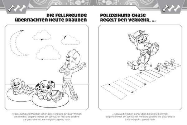 Produktbild: PAW Patrol Vorschulbuch Schwung&uuml;bungen