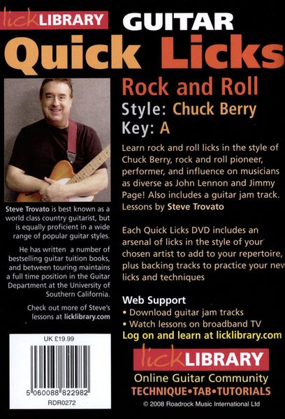 Produktbild: Guitar Quick Licks - Rock and Roll/Chuck Berry