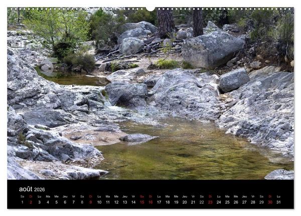 Produktbild: La Corse Ile de Beaut&eacute; (Calendrier mural 2026 DIN A2 vertical) calendrier de bureau