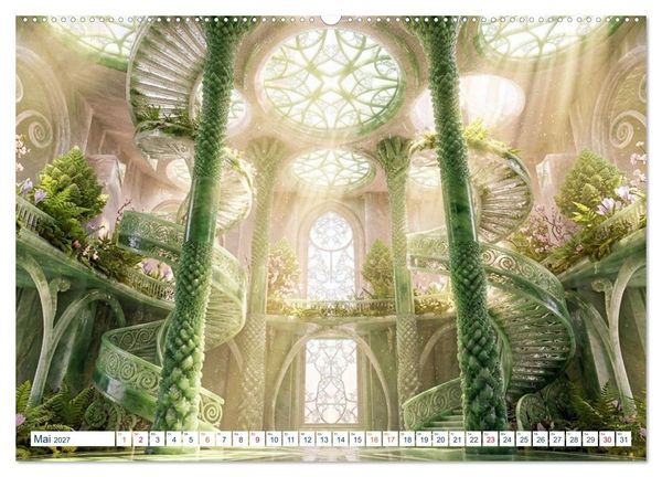 Produktbild: Architektur der Emotionen - Gestaltete Stimmungen (hochwertiger Premium Wandkalender 2027 DIN A2 quer), Kunstdruck in Hochglanz