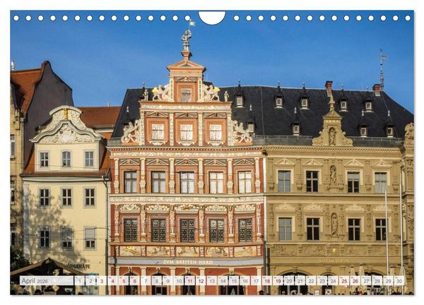 Produktbild: Erfurt. Perle Th&uuml;ringens. (Wandkalender 2026 DIN A4 quer), CALVENDO Monatskalender