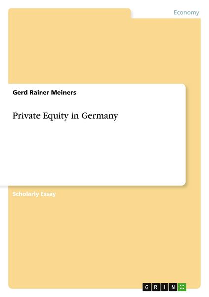 Produktbild: Private Equity in Germany