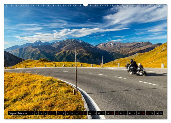 Produktbild: Am Gro&szlig;glockner. Berge, Stra&szlig;e, Natur (hochwertiger Premium Wandkalender 2026 DIN A2 quer), Kunstdruck in Hochglanz