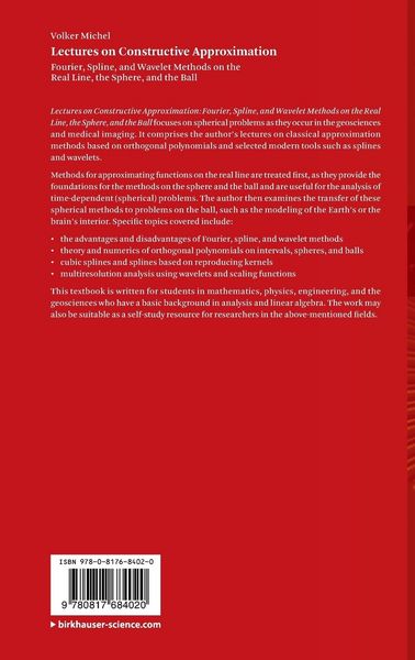 Produktbild: Lectures on Constructive Approximation