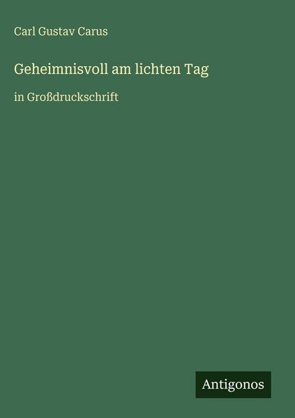 Produktbild: Geheimnisvoll am lichten Tag
