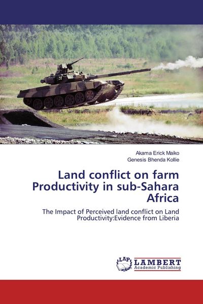 Produktbild: Land conflict on farm Productivity in sub-Sahara Africa