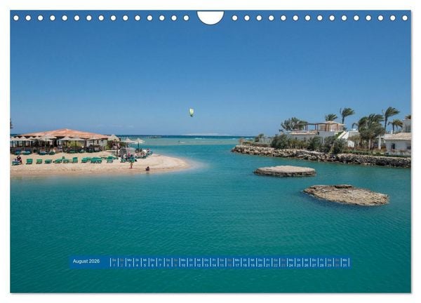 Produktbild: Kite Boarding El Gouna (Wandkalender 2026 DIN A4 quer), CALVENDO Monatskalender