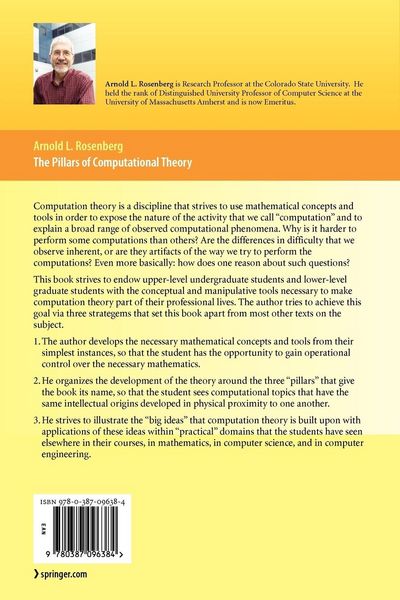 Produktbild: The Pillars of Computation Theory