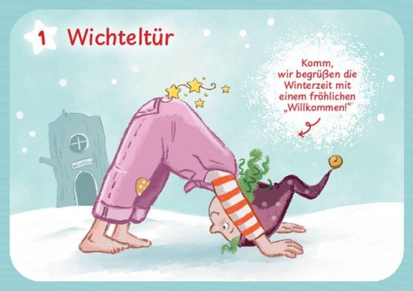 Produktbild: Wichtel-Yoga-Adventskalender. 24 Asanas f&uuml;r die Winter- und Weihnachtszeit