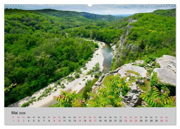 Produktbild: Bezaubernde Ard&egrave;che (hochwertiger Premium Wandkalender 2026 DIN A2 quer), Kunstdruck in Hochglanz