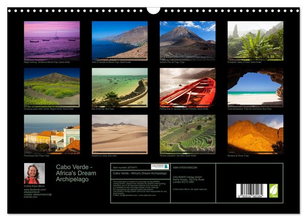 Produktbild: Cabo Verde - Africa's Dream Archipelago (Wall Calendar 2026 DIN A3 landscape), CALVENDO 12 Month Wall Calendar