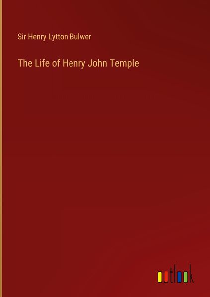 Produktbild: The Life of Henry John Temple