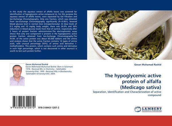 Produktbild: The hypoglycemic active protein of alfalfa (Medicago sativa)