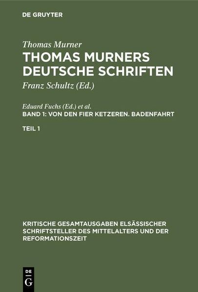 Produktbild: Von den fier ketzeren. Badenfahrt