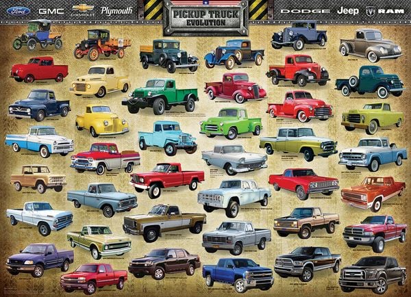 Produktbild: Puzzle 1000 Teile - Pickup Truck Evolution
