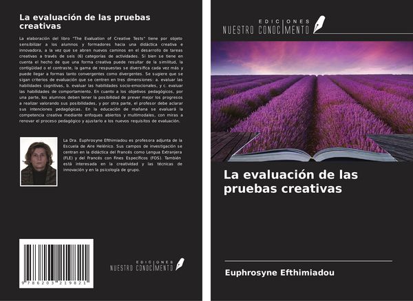 Produktbild: La evaluaci&oacute;n de las pruebas creativas