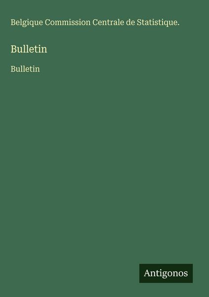 Produktbild: Bulletin